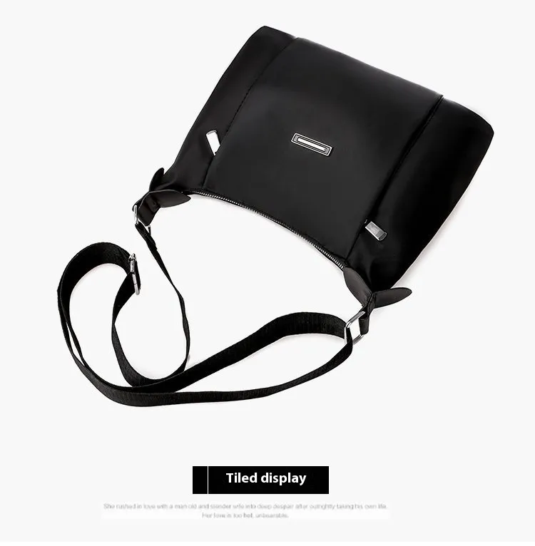 Fashion Oxford Cloth Shoulder Bag Simple Women's Crossbody Bag - Image 17