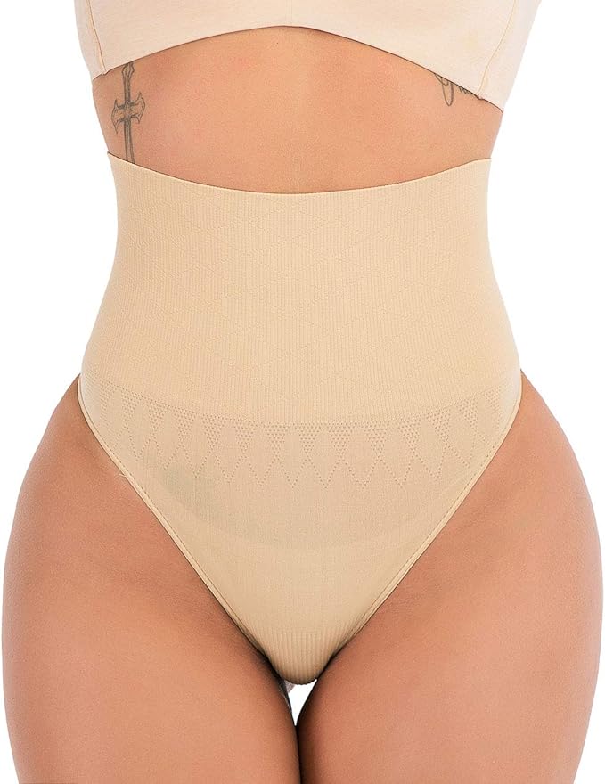 Women’s Slimming Thong Shapewear – High Waist Seamless Tummy Control Panty Shaper - Image 2