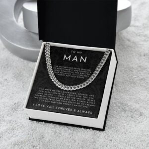 To My Man Necklace