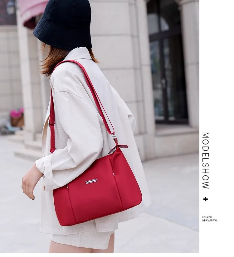 Fashion Oxford Cloth Shoulder Bag Simple Women's Crossbody Bag - Image 6